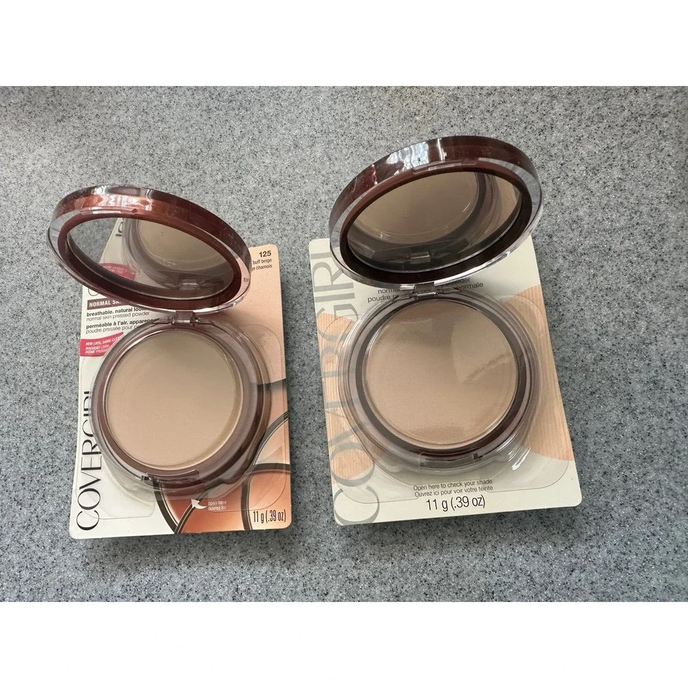 New Covergirl Pressed Powder #125 Buff Beige lot of 2